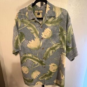 Tommy Bahama Cream Silk Shirt